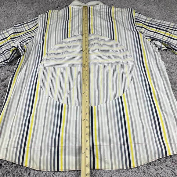 Nike Air Jordan Retro 2005 20th Anniversary 85-05 S/S Shirt XXL Button-Up Stripe - Picture 14 of 16